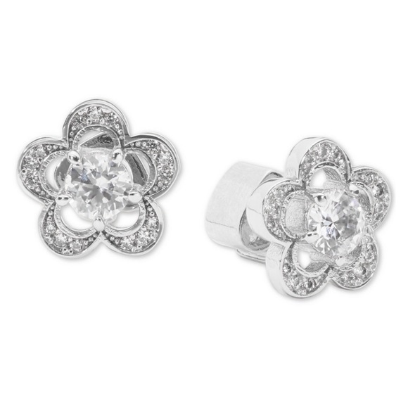 kate spade Jewelry - Kate Spade Crystal Flower Stud Earrings